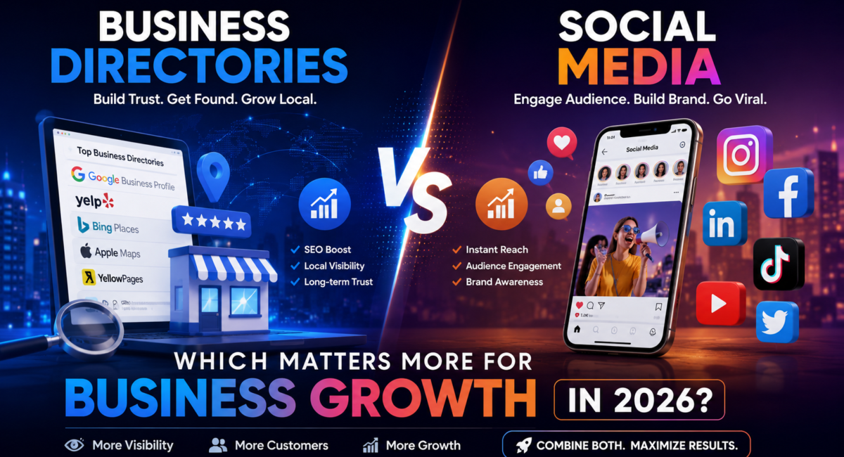 Business Directories vs Social Media Which Matters More for Business Growth in 2026