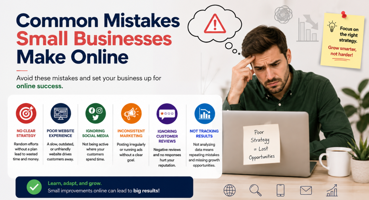 Common Mistakes Small Businesses Make Online