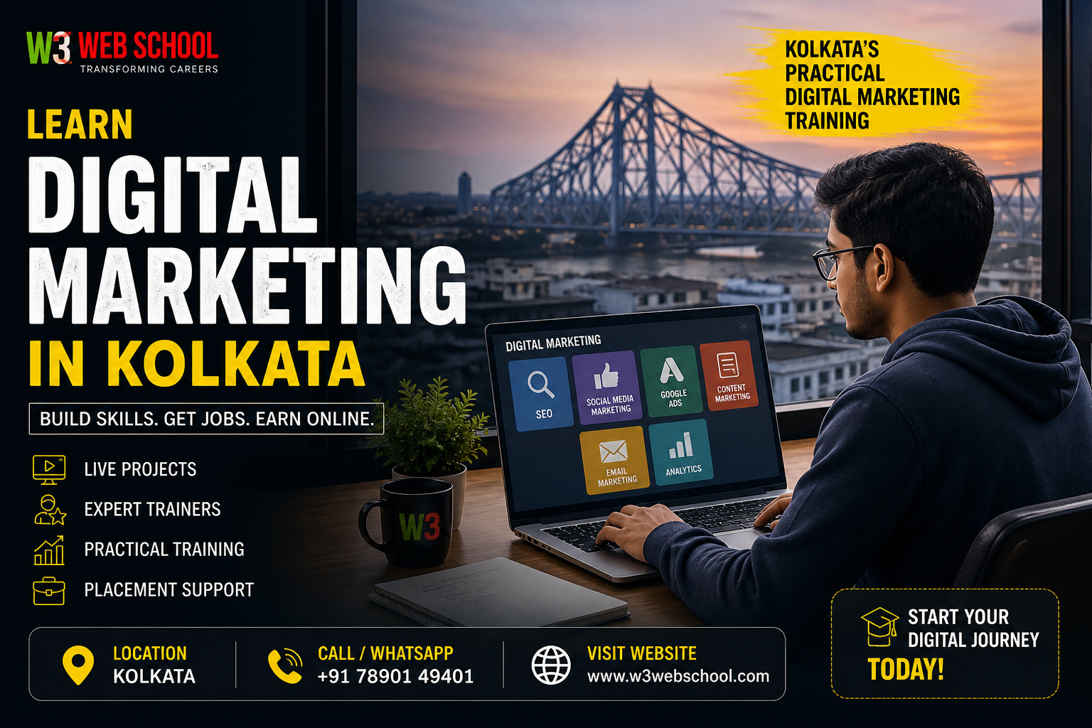 W3 Web School – Digital Marketing Course in Kolkata